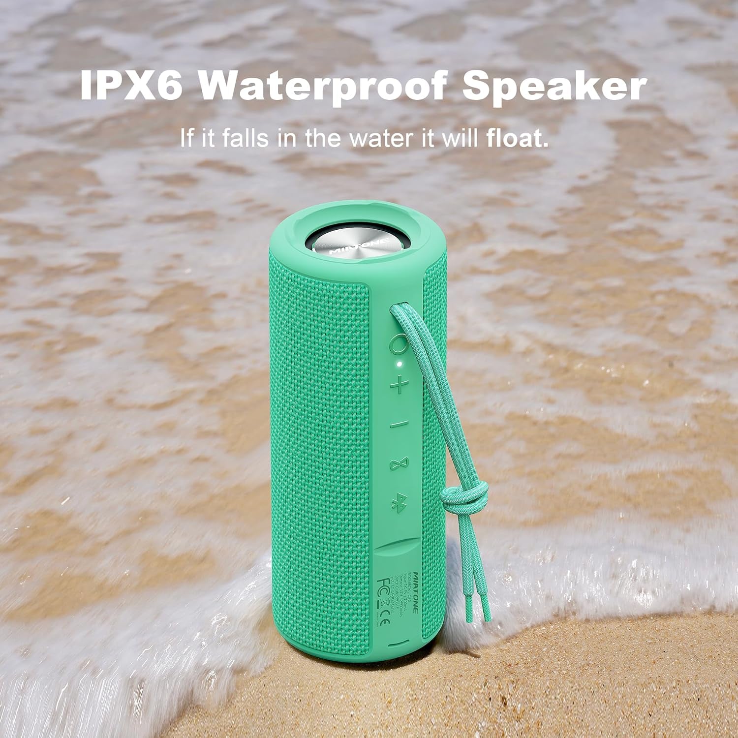 Boombox Portable Bluetooth Speaker Gifts for Her Him Women Men - Green